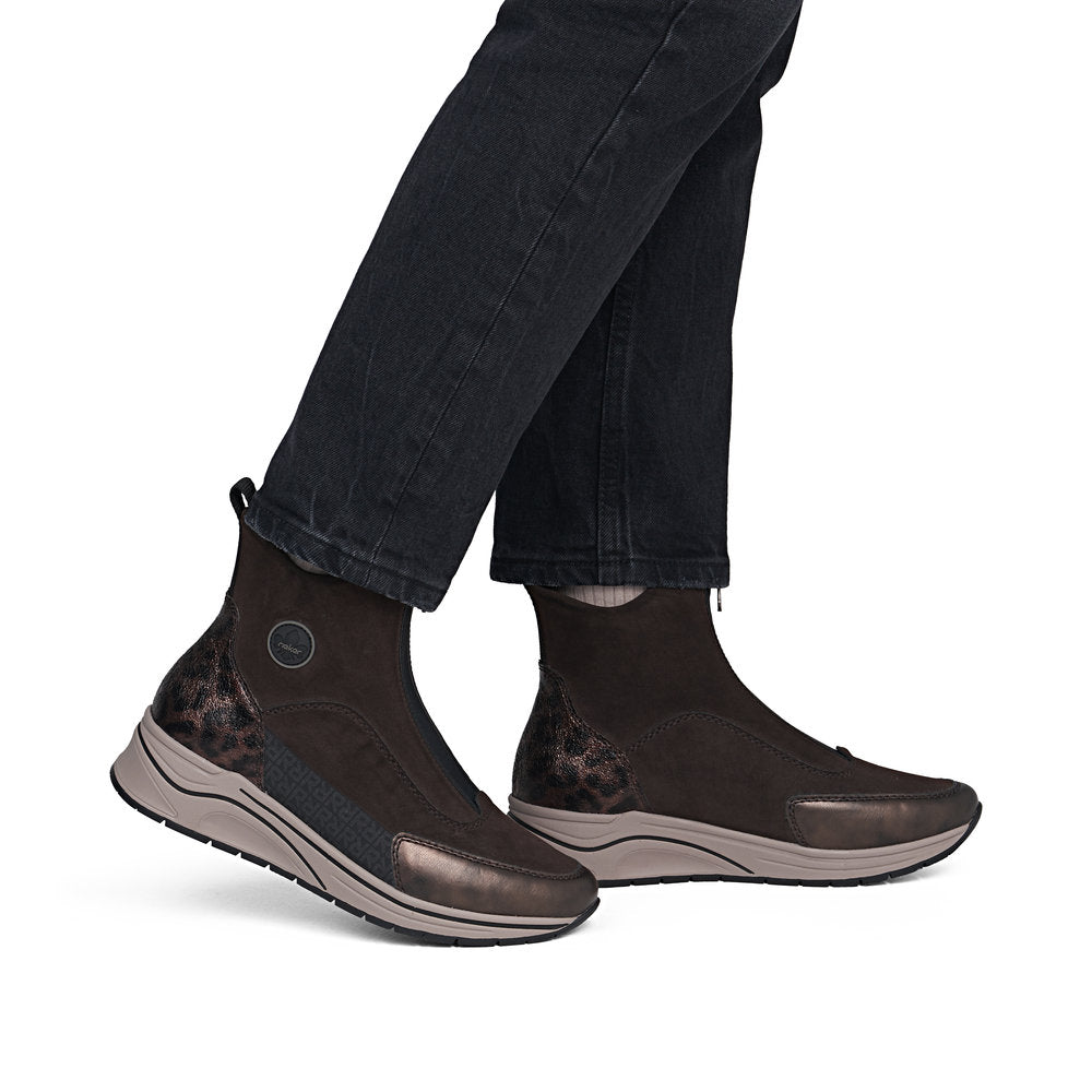 Rieker Black Wide Fit Ankle Boot|N955425