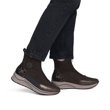 Load image into Gallery viewer, Rieker Black Wide Fit Ankle Boot|N955425
