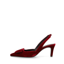 Load image into Gallery viewer, Lodi Dark Burgundy Velvet Sling Back|NESTORED
