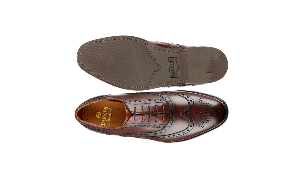 Barker Ossett -Formal Shoe Walnut.