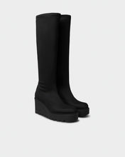 Load image into Gallery viewer, Marco Moreo Black Wedge Tall Boot|A096MNER

