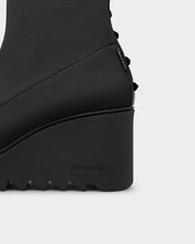 Load image into Gallery viewer, Marco Moreo Black Wedge Tall Boot|A096MNER
