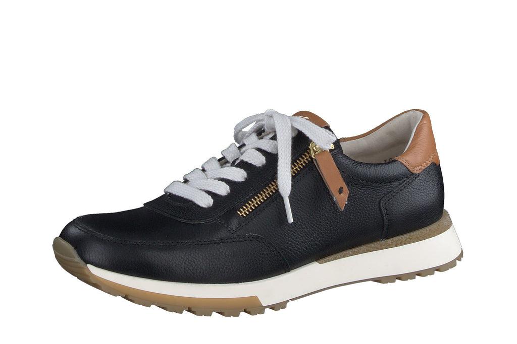 Paul Green Black Super Soft Trainer|5310028