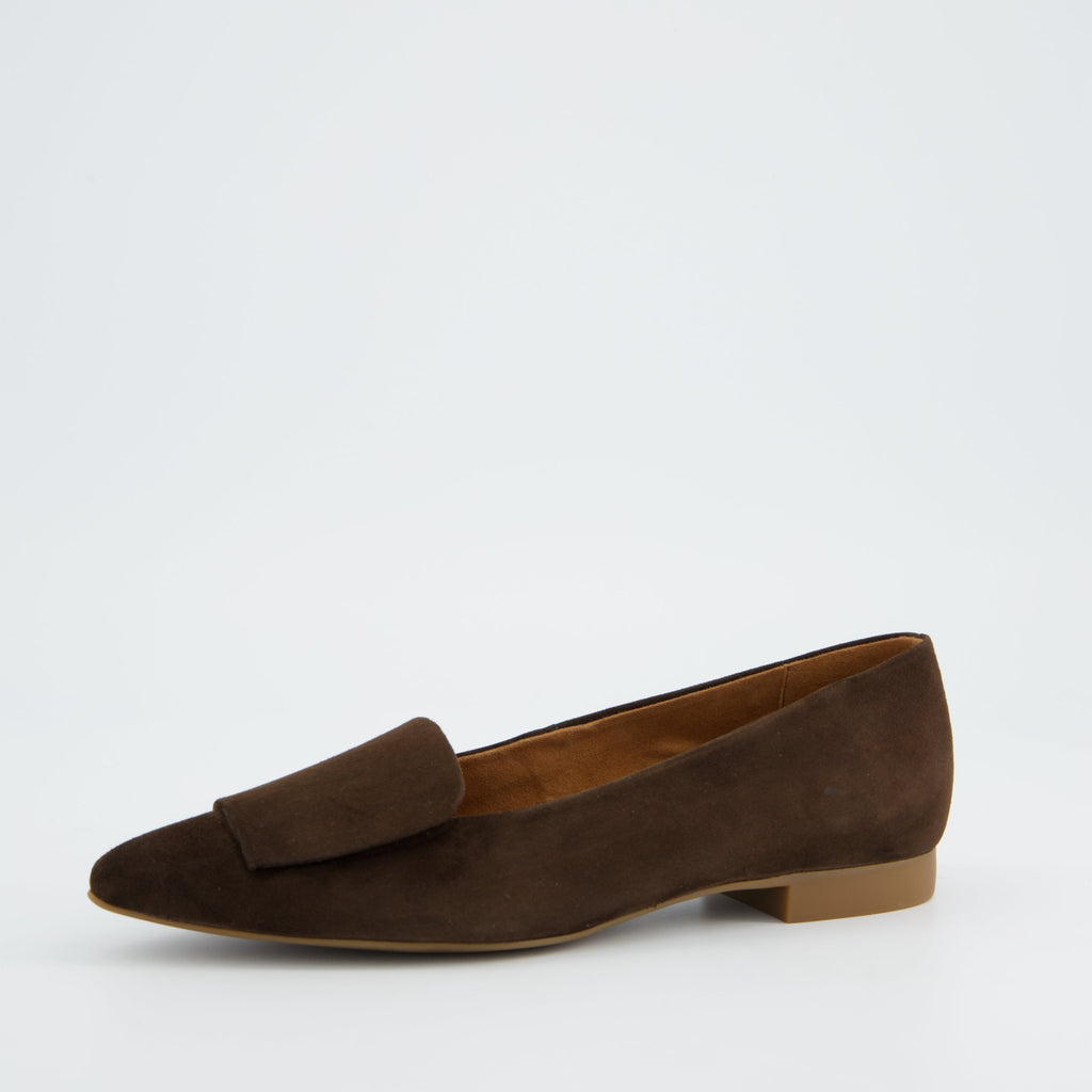Paul Green Brown Suede Pump|3792188