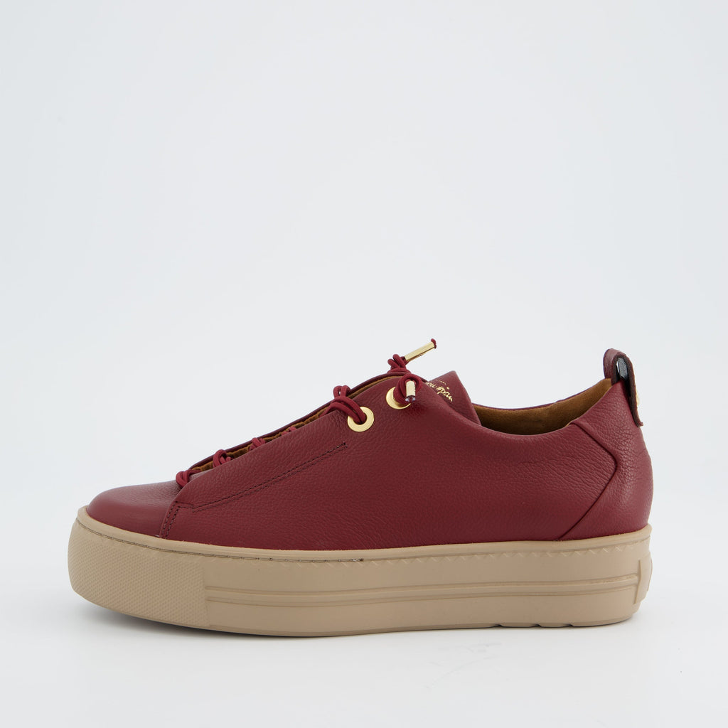 Paul Green Dark Red Super Soft Trainer|5017438