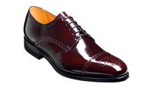 Load image into Gallery viewer, Barker Burgundy Hi-Shine Formal Brogue | PERTH
