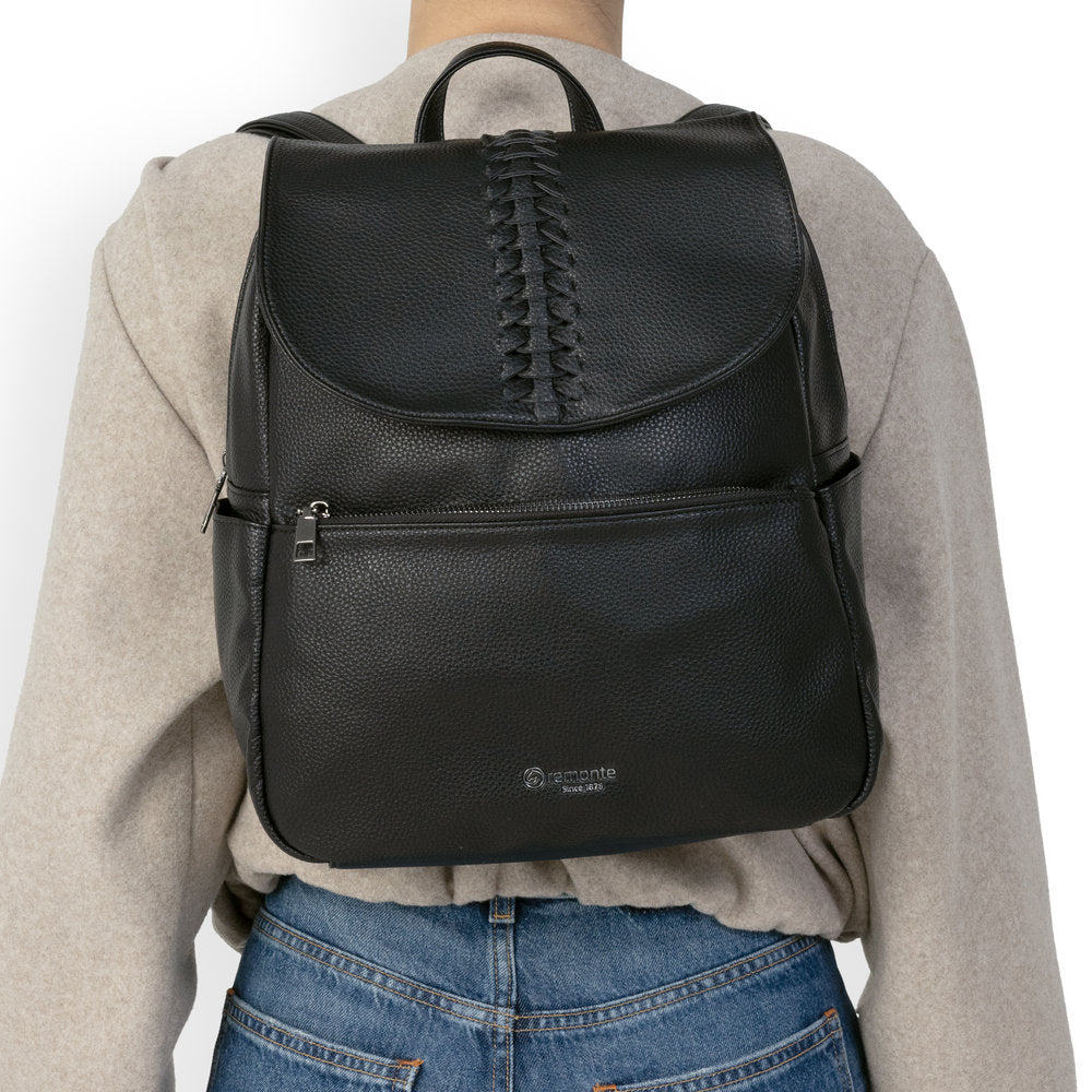 Remonte Black Backpack|Q053900