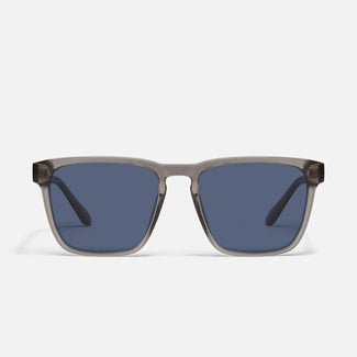 Quay Unplugged Grey Navy Polarized