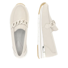 Load image into Gallery viewer, Remonte Beige Mini Wedge Loafer|R671160W
