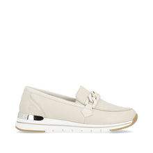 Load image into Gallery viewer, Remonte Beige Mini Wedge Loafer|R671160W
