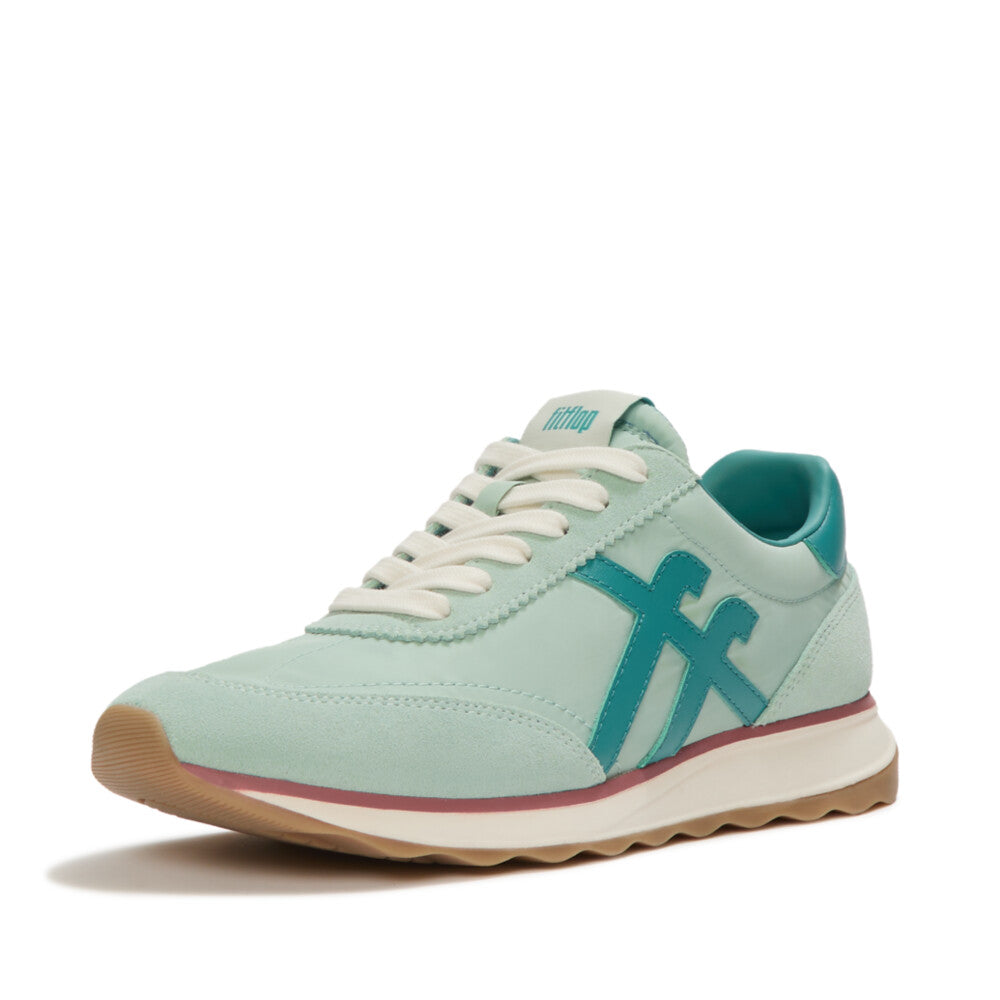 Fitflop Mint Whisper Retro Trainer|A5PE09