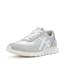 Load image into Gallery viewer, Fitflop Silver Retro Metallic Silver Trainer|A5QE11
