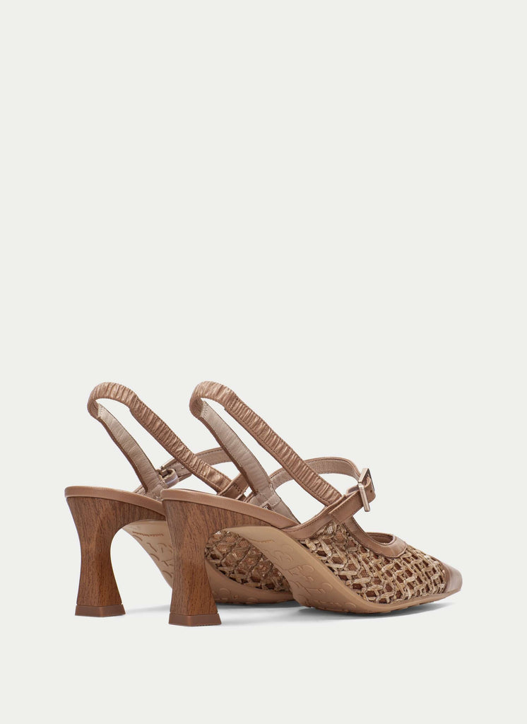 Hispanitas Beige Sling Back|RHV264671B