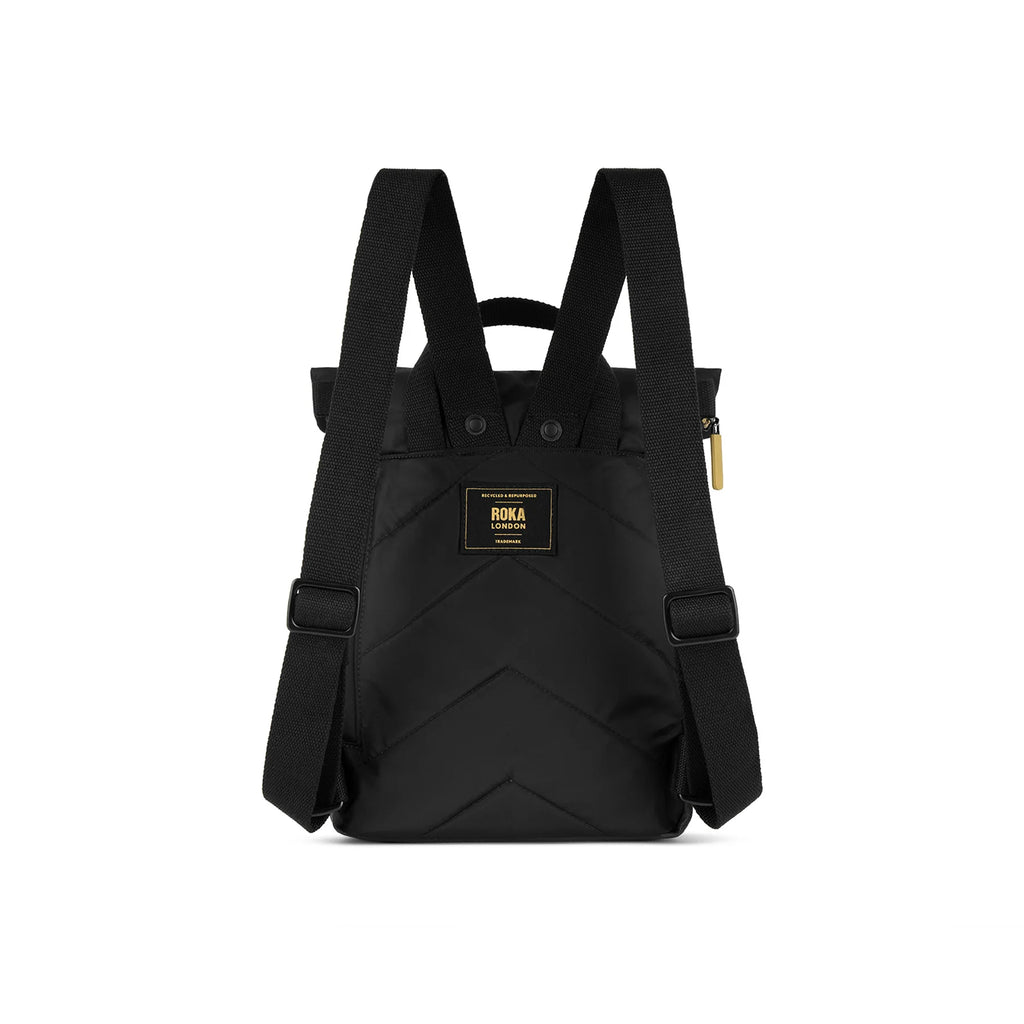 Roka Canfield B Gold label black.