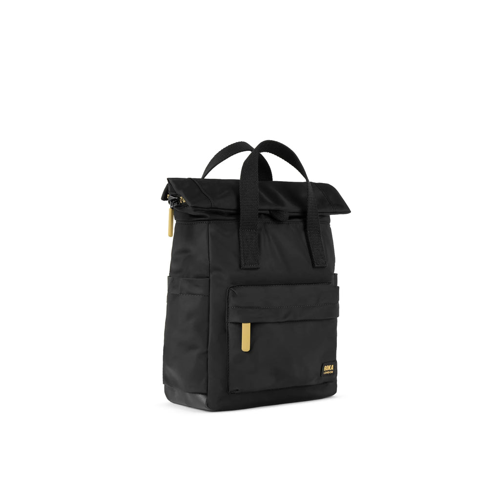 Roka Canfield B Gold label black.