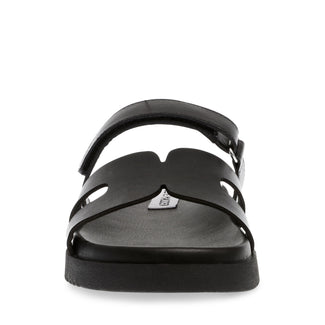Steve Madden Black Strap Mule| 11003028BL