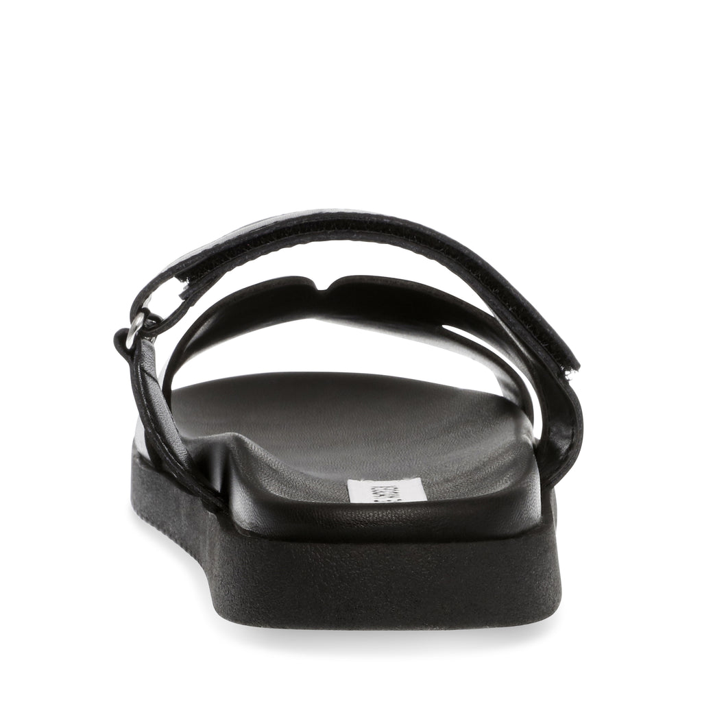Steve Madden Black Strap Mule| 11003028BL