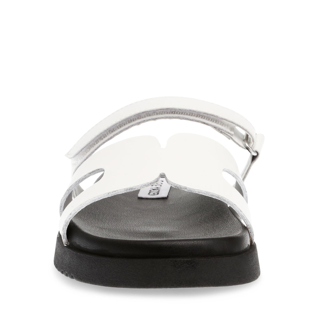 Steve Madden White Strap Mule| 11003028WH