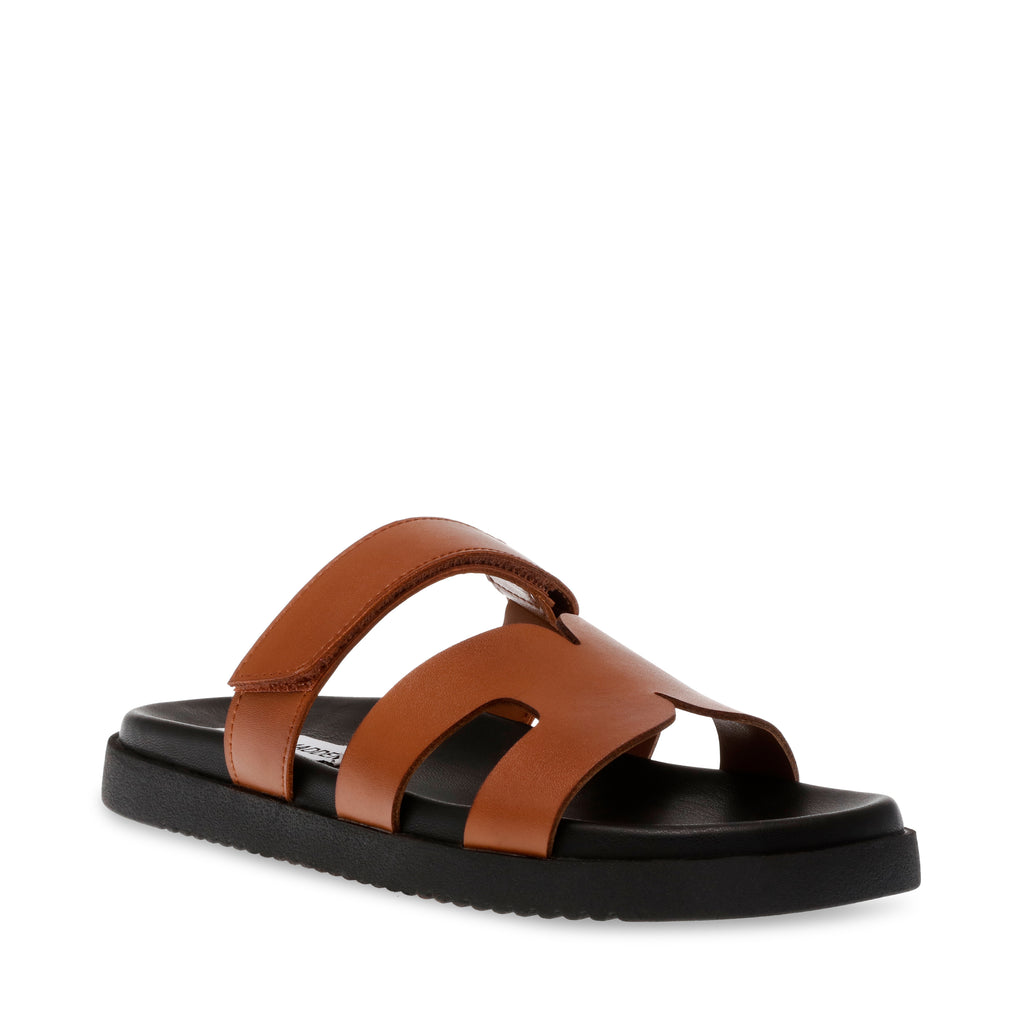Steve Madden Cognac Strap Mule| 11003028CL