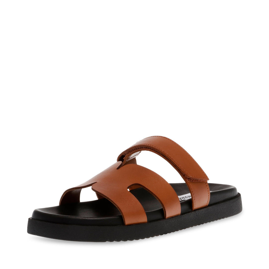 Steve Madden Cognac Strap Mule| 11003028CL