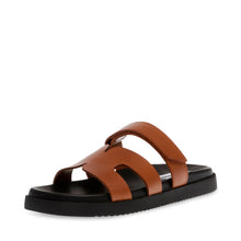 Load image into Gallery viewer, Steve Madden Cognac Strap Mule| 11003028CL
