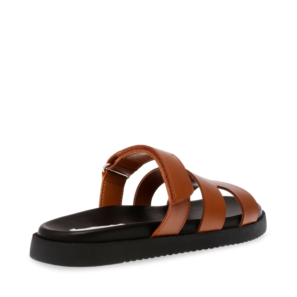 Steve Madden Cognac Strap Mule| 11003028CL