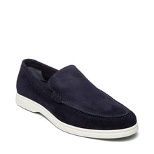 Load image into Gallery viewer, Steve Madden Navy Suede Loafer| 12000349NS
