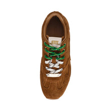 Load image into Gallery viewer, Steve Madden Camel Suede Retro Trainer| 1100515923
