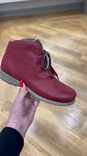 Load image into Gallery viewer, Jose Saenz Red Lace Up Ankle Boot
