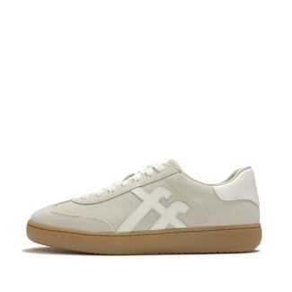 Fitflop Beige Suede Trainer|A6IE42