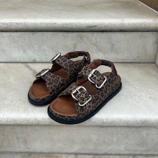 Copenhagen Leo Print Platform Sandal| CS8340