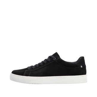 Rieker Wide Fit Black Trainer|U070100