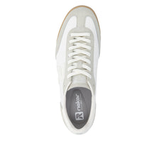 Load image into Gallery viewer, Rieker White and Grey Trendy Trainer|U400080
