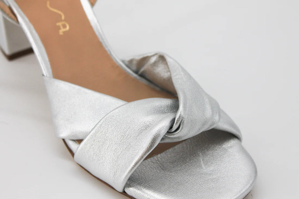 Unisa Silver leather Sandal|MEDWAYS
