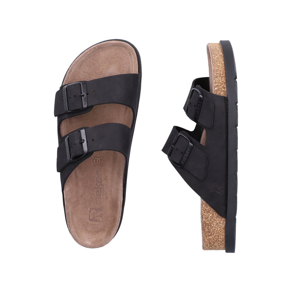 Rieker Black Comfort Mule|V319001