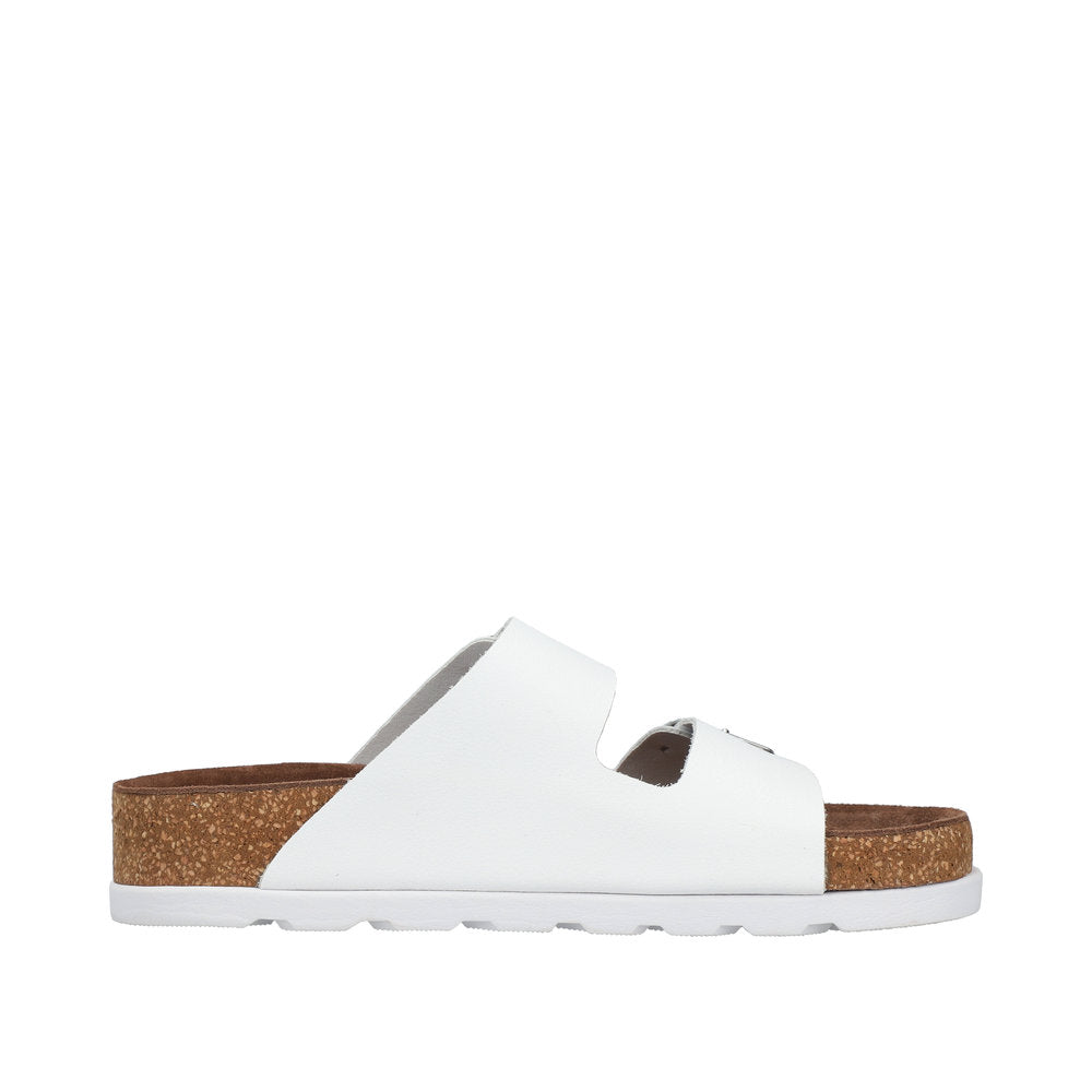 Rieker White Comfort Mule|V319080