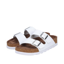 Load image into Gallery viewer, Rieker White Comfort Mule|V319080
