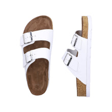 Load image into Gallery viewer, Rieker White Comfort Mule|V319080
