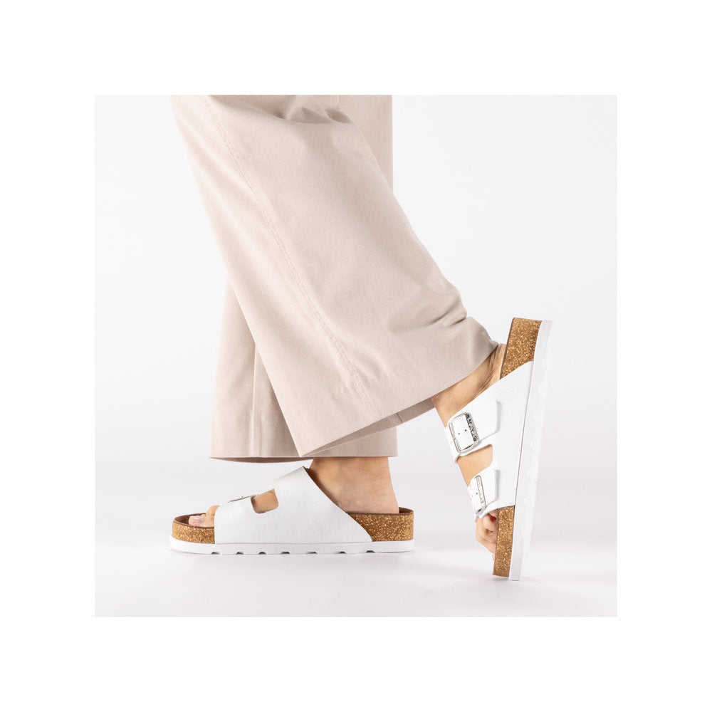 Rieker White Comfort Mule|V319080