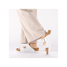 Load image into Gallery viewer, Rieker White Comfort Mule|V319080
