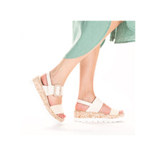 Load image into Gallery viewer, Rieker V395061 - Low Wedge Sandal
