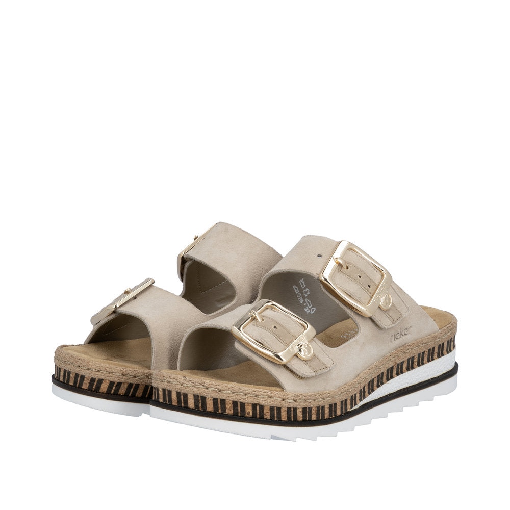 Rieker Beige Comfort Sandal|V795560N