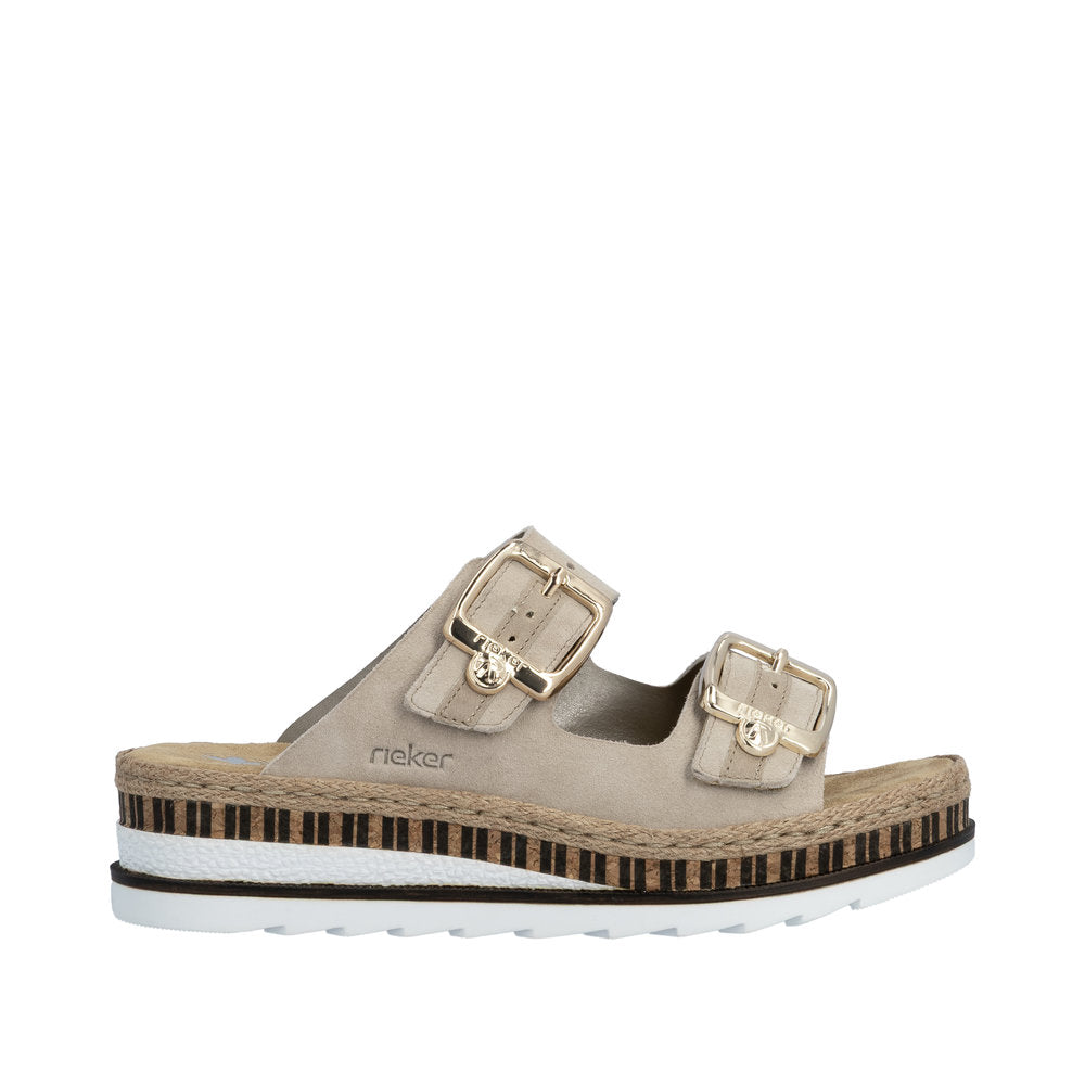 Rieker Beige Comfort Sandal|V795560N