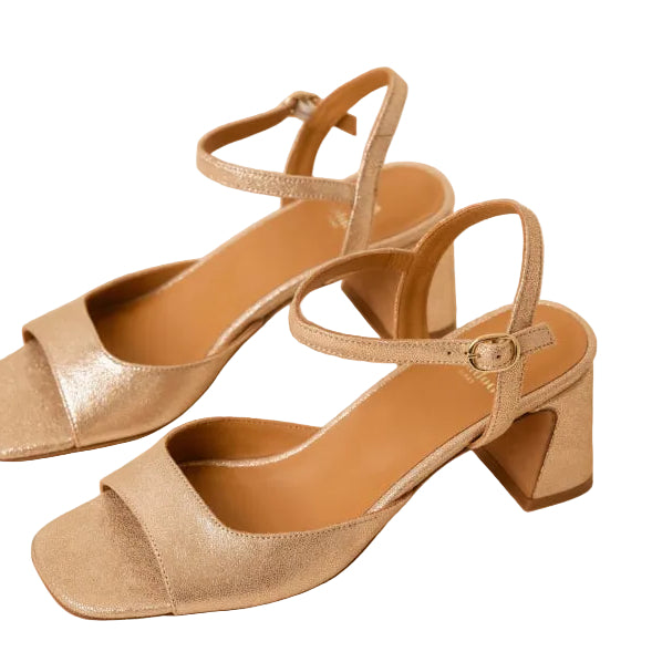 Bobbies Iridescent Champagne Sling Back|VAH04