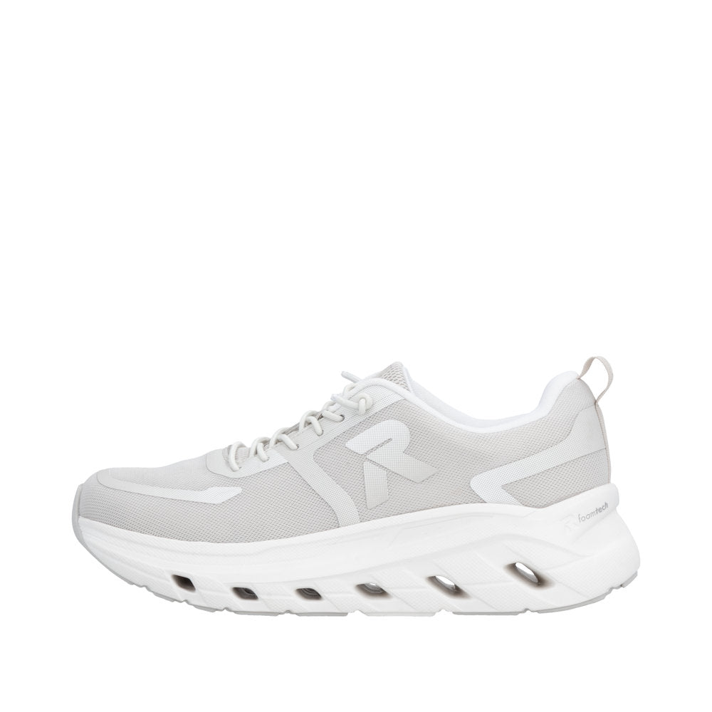 Rieker White Platform Trainer|W350460