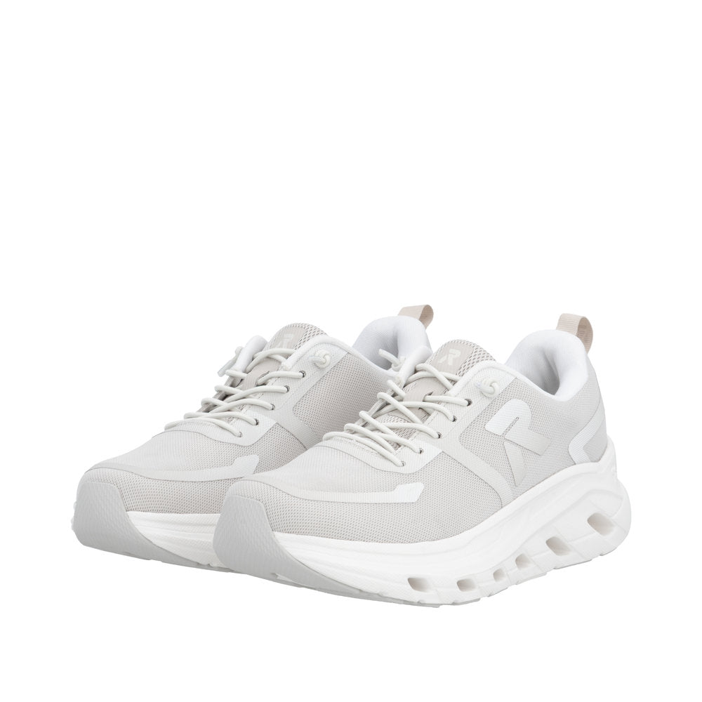 Rieker White Platform Trainer|W350460