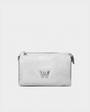 Load image into Gallery viewer, Wonders Metallic Silver Pouch Bag|WB52007P
