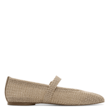 Load image into Gallery viewer, Tamaris Gold Fabric Mary Jane|
