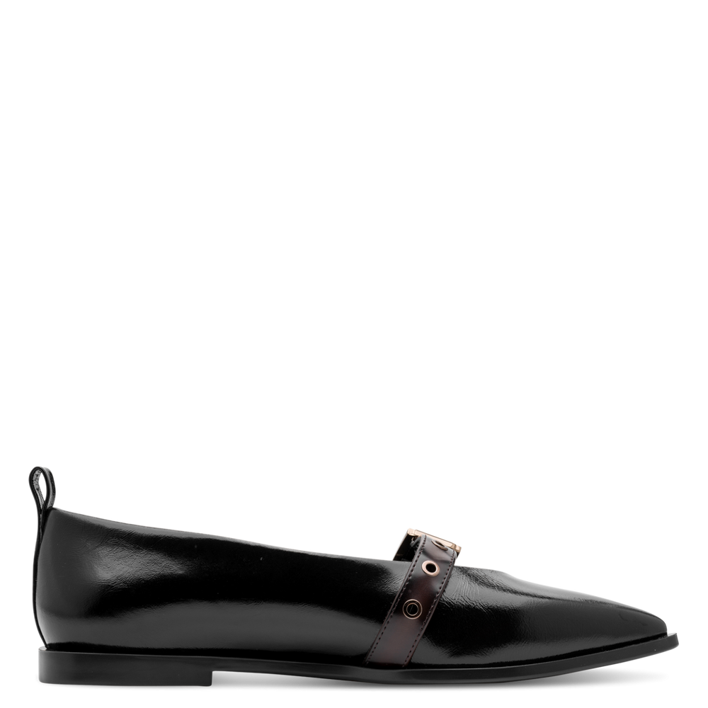 Tamaris Black Mary Jane Pump|122151098B