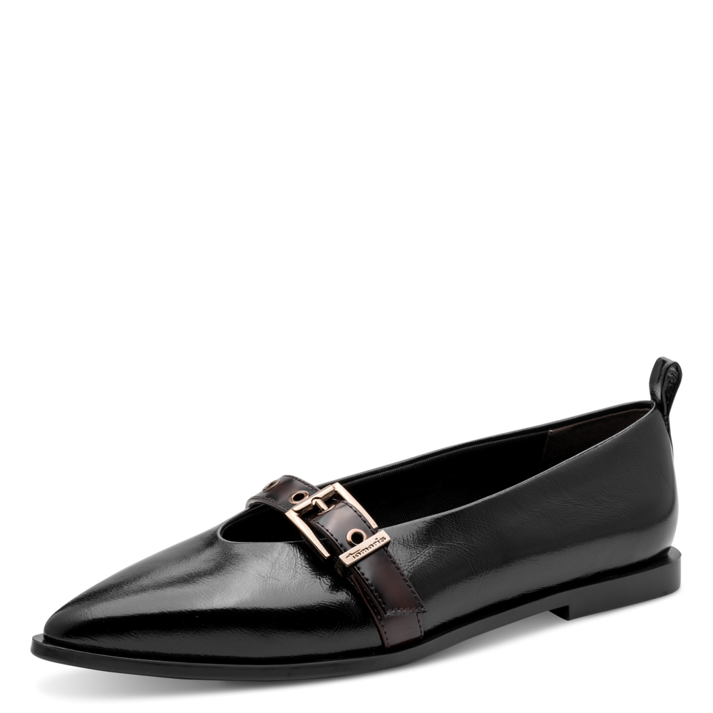 Tamaris Black Mary Jane Pump|122151098